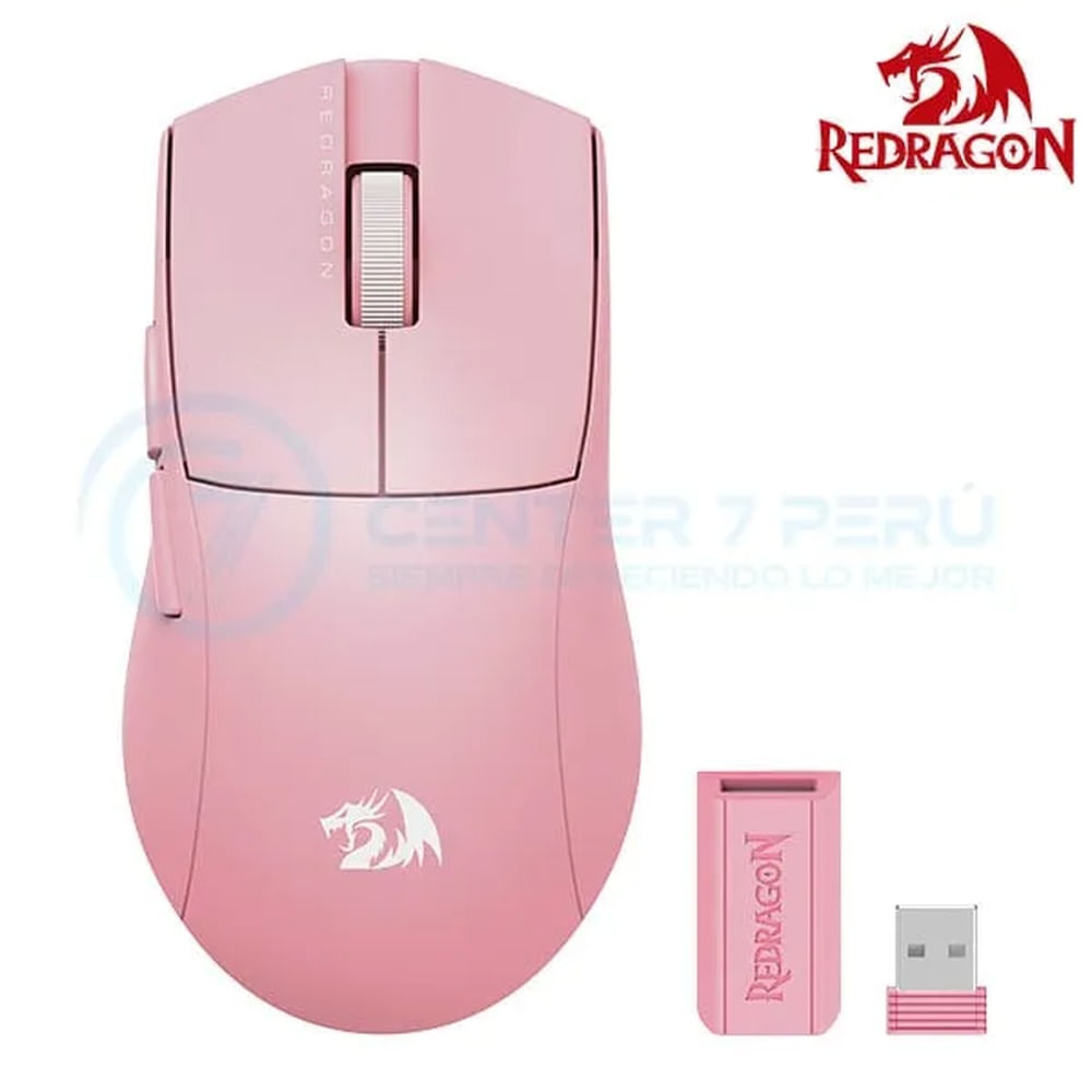 Mouse Redragon m916 K1NG PRO 1K HZ Wireless PINK