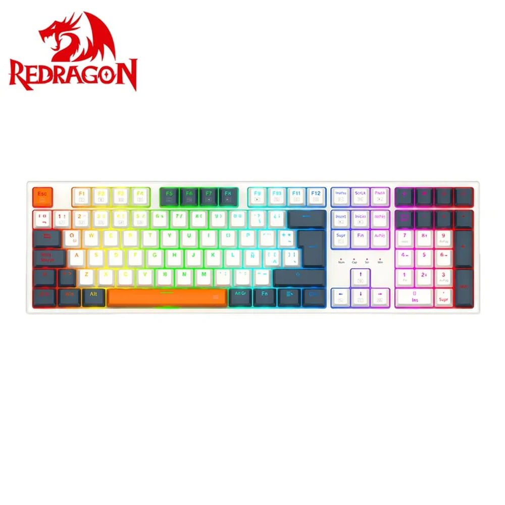 Teclado Redragon TRUNDLE K668WBO-RGB Spanish