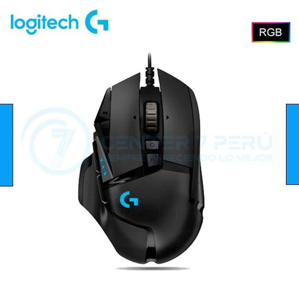MOUSE LOGITECH G502 HERO 16000 DPI RGB BLACK (910-005469)
