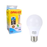 Foco LED de 5W Luz Blanca 6500K Rosca E27 430 Lúmenes 100-240V OPALUX OP-5W3C