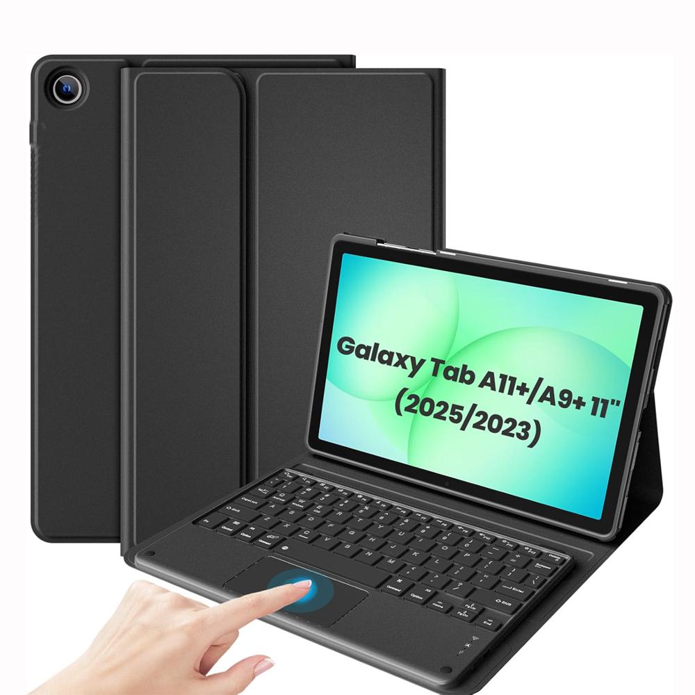 Funda Teclado para Samsung Galaxy Tab A11 Plus y A9 Plus - 11 Pulgadas