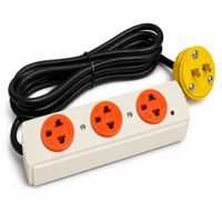 EXTENSION 5 METROS 2X16 TOMACORRIENTE 25AMP INDUSTRIAL - ENCHUFE LEVITON