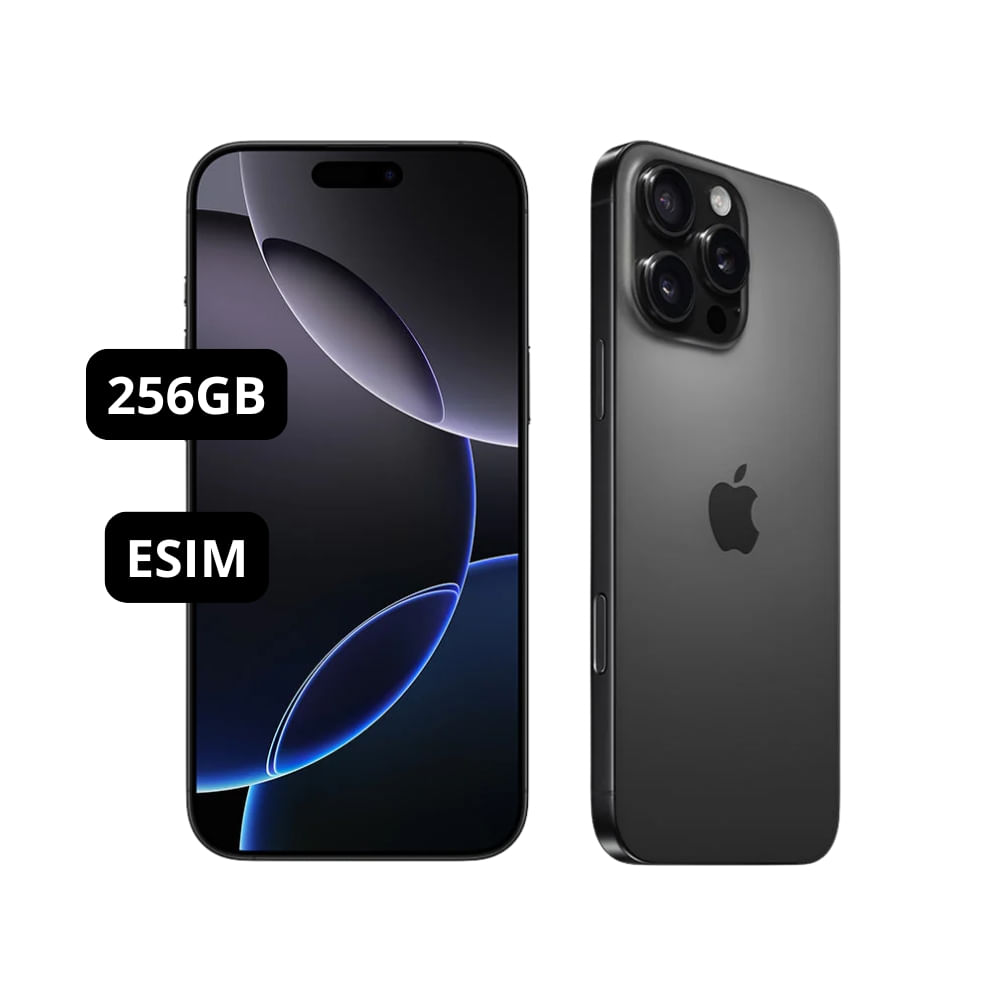 iPhone 16 Pro Max 256GB Seminuevo  Black Titanium - Incluye Mica Case y Cargador Ugreen de regalo