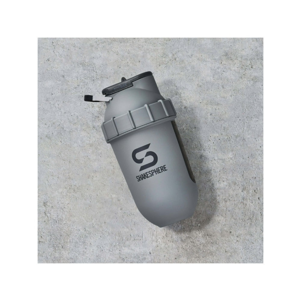 Shaker Bottle Shakesphere Tumbler, View, Matte Grey/black Window Shakesphere Tumbler, View, Matte Grey/black Window