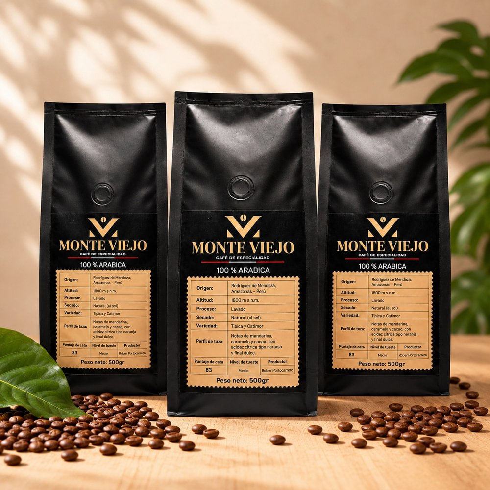 Café de especialidad MONTE VIEJO molido 3kg