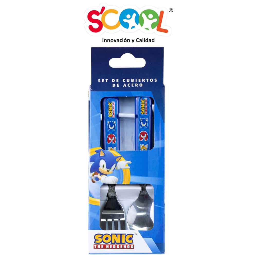 Set de Cubiertos Acero Inoxidable SCOOL Sonic