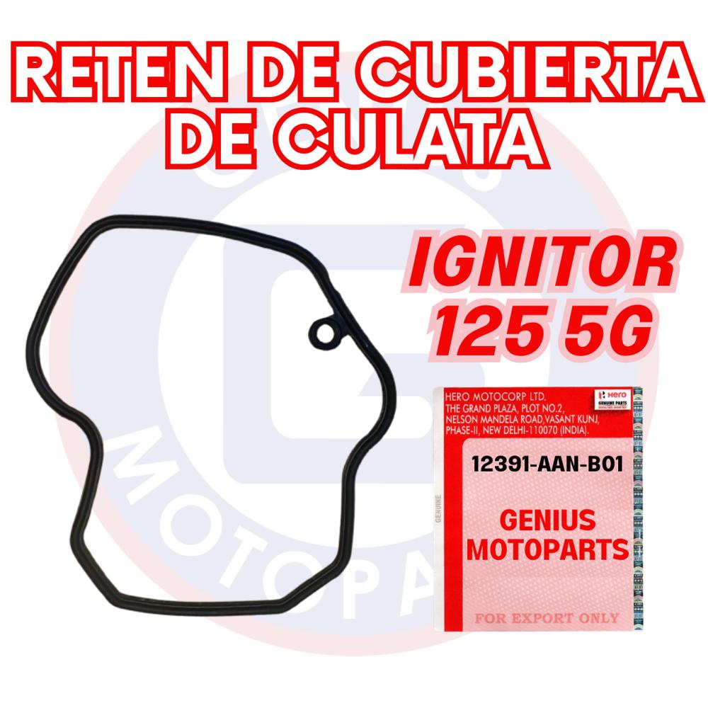 RETÉN DE CUBIERTA DE CULATA IGNITOR 125 5G 12391-AAN-B01