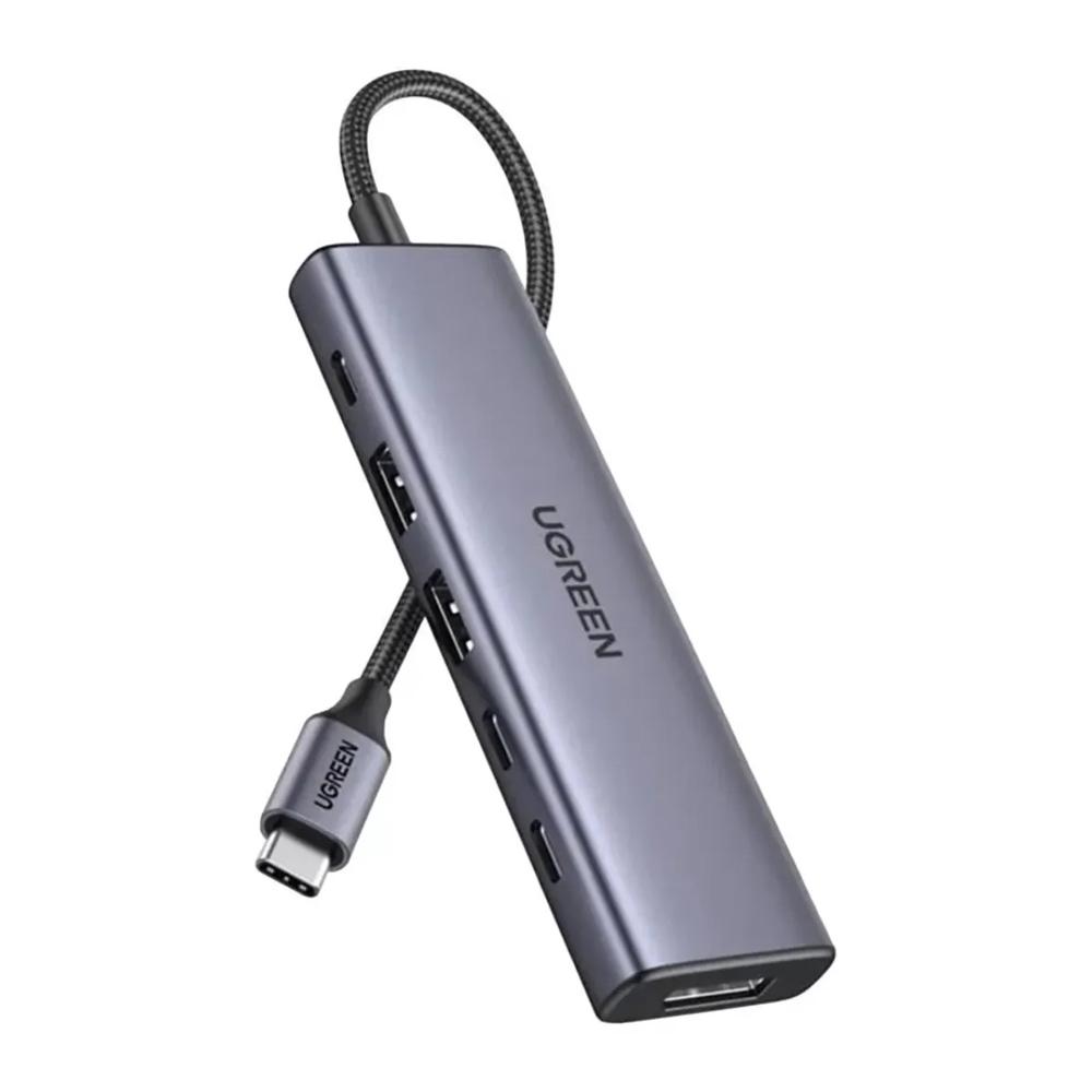 UGREEN Hub 6 en 1 USB-C DisplayPort 4K 60Hz PD 100W CM511 - 75586