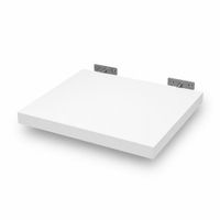 Repisa Flotante Recta Blanca 30x30 x 1.8 cm cm de Melamina Pelikano para Decoración