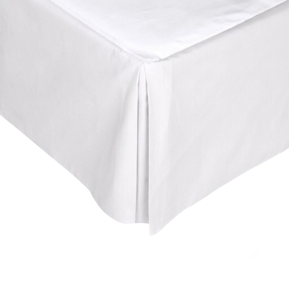 Cubrebox Teza 150 Hilos Algodón Confort / Blanco Arlin 2 Plazas 10000582