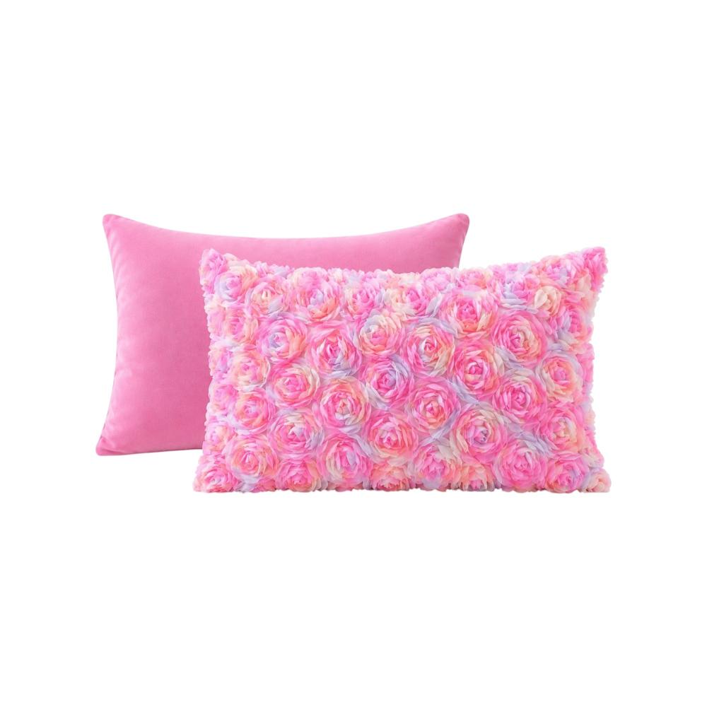 Almohada Small Pillow 150 Hilos Algodón Confort - Rosado Arlin 33 X 48 10000555