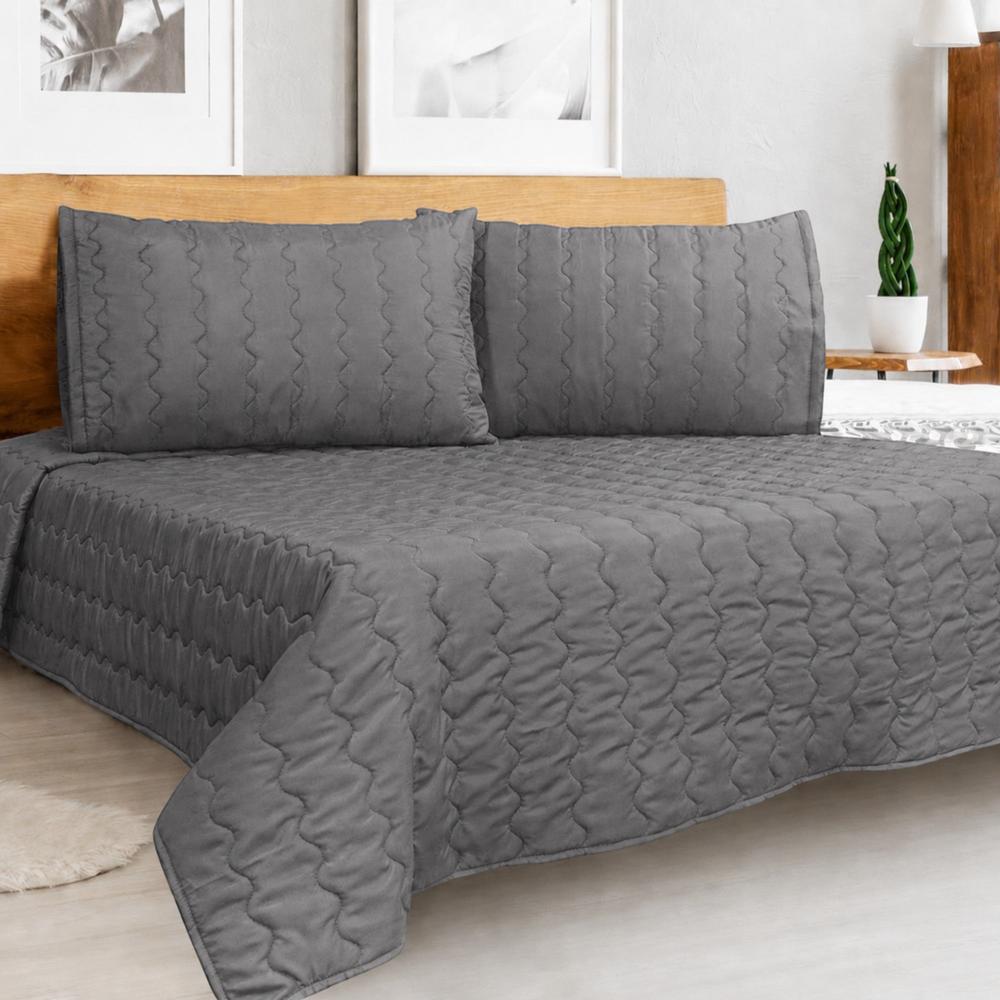 Cover Thin 150 Hilos Microfibra Confort / Plomo Arlin 10000391