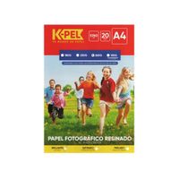 K-PEL Papel Foto Brillante Doble Lado 260g X 20 hojas A4