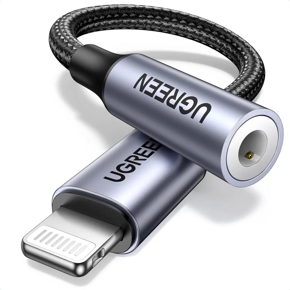 UGREEN Adaptador Lightning a Jack 3.5 mm MFi para iPhone US211 - 30756