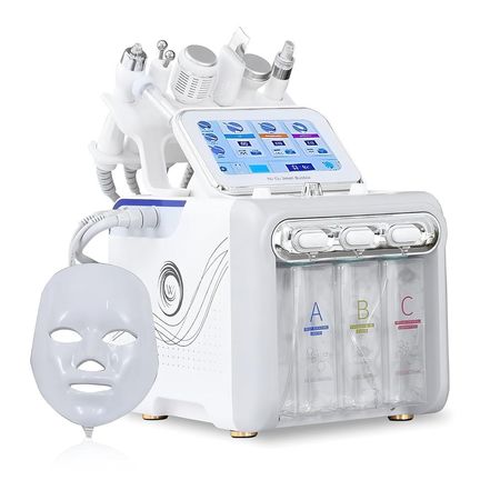 Equipo Multifuncional Hidrafacial 7 en 1 con Máscara LED