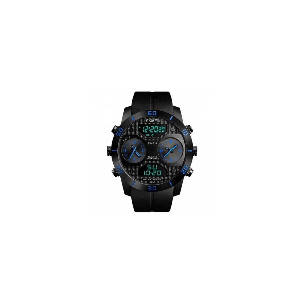 Reloj Digital SKMEI 1355 Triple hora Negro