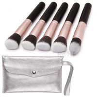 Set De 14 Brochas De Maquillaje Con Estuche Portátil Para Rostro Y Ojos
