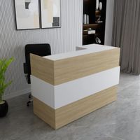 Counter de recepción Escanor Beige y Blanco | Masiva Home