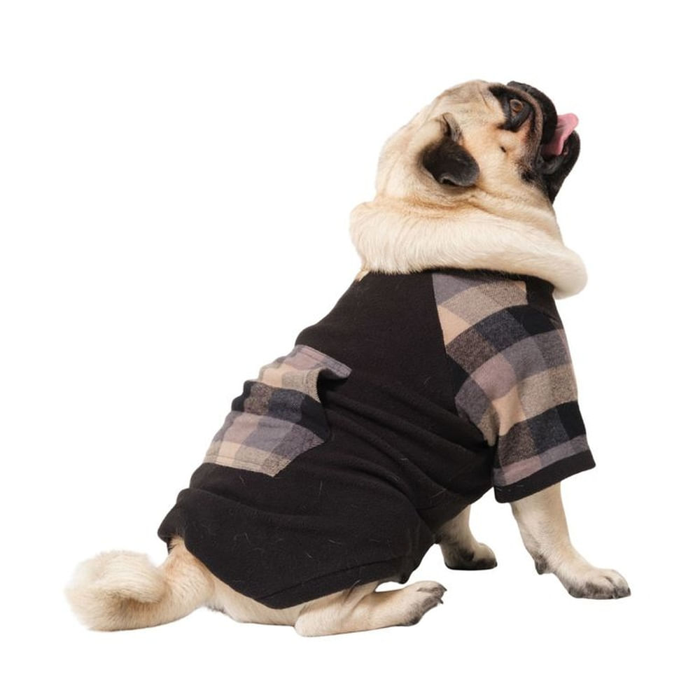 Ropa de Perro Cuadros Talla SM MT30230P Negro