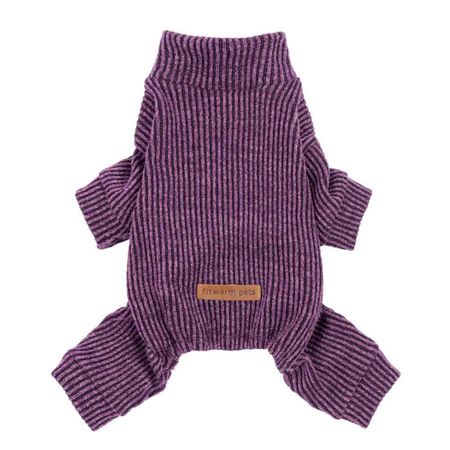 ENTERIZO PERRO MORADO ROPA ABRIGADORA MASCOTA PERRO GATO - TALLA L