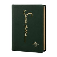 Santa Biblia RV1960 Letra Grande 12 puntos Colección Fina Verde