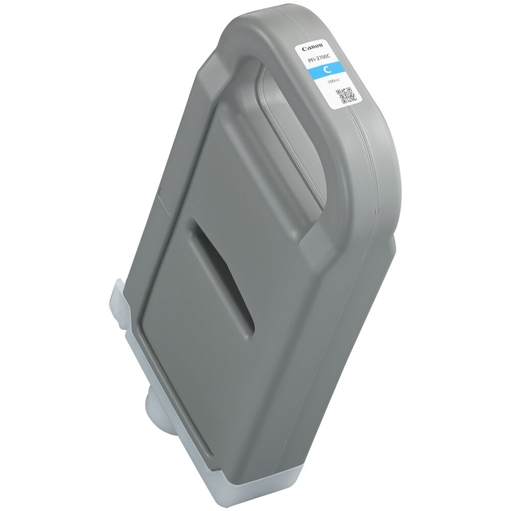 Canon PFI-2700 Cartucho de Tinta Pigmentada Cian 700mL para Impresoras imagePROGRAF GP-200