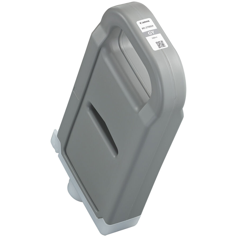 Canon PFI-2700 Cartucho de Tinta Pigmentada Gris 700mL para Impresoras imagePROGRAF GP-200