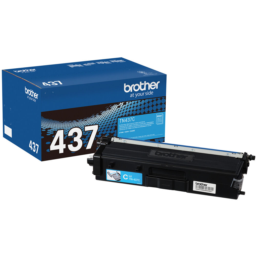 Brother Cartucho de Tóner TN437 Cian Ultra Alta Capacidad 8000 Páginas para MFC-L8905CDW