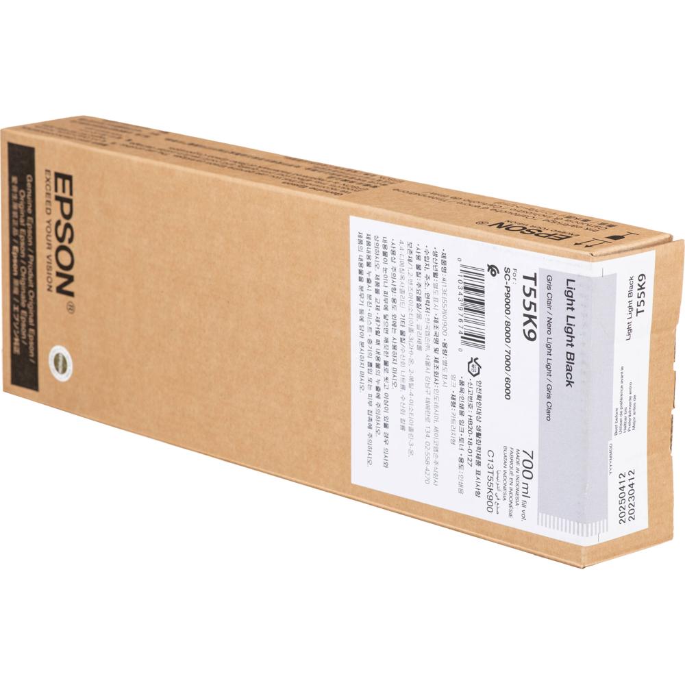 Epson T55K900 Cartucho de Tinta UltraChrome HD Light Light Black 700ml para Impresoras Sur