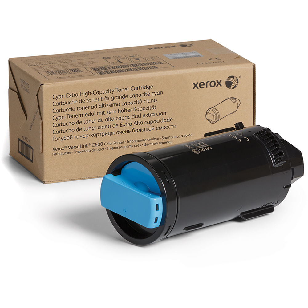 Xerox Toner Cyan 106R03916 para Impresora VersaLink C600 - Capacidad Extra Alta, 16,800 PÃ