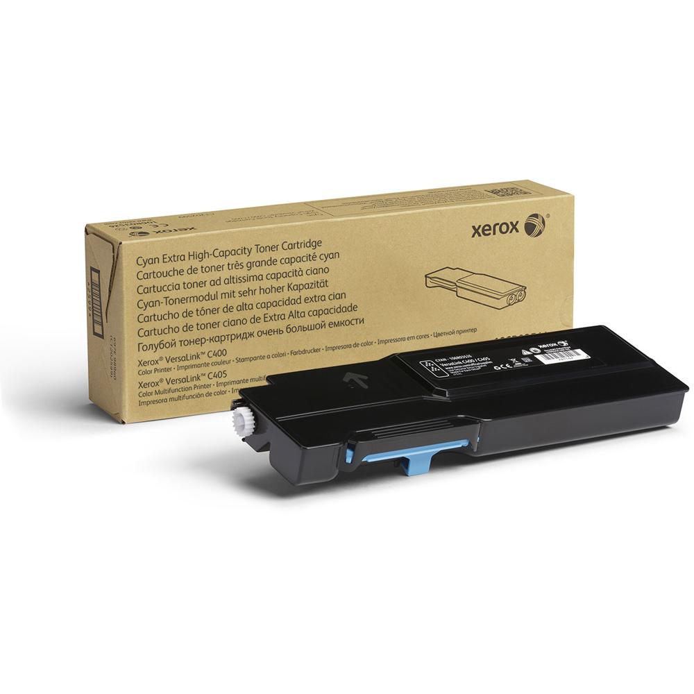 Xerox Toner Cartridge 106R03526 Cyan Alta Capacidad para Impresoras VersaLink C400 y C405