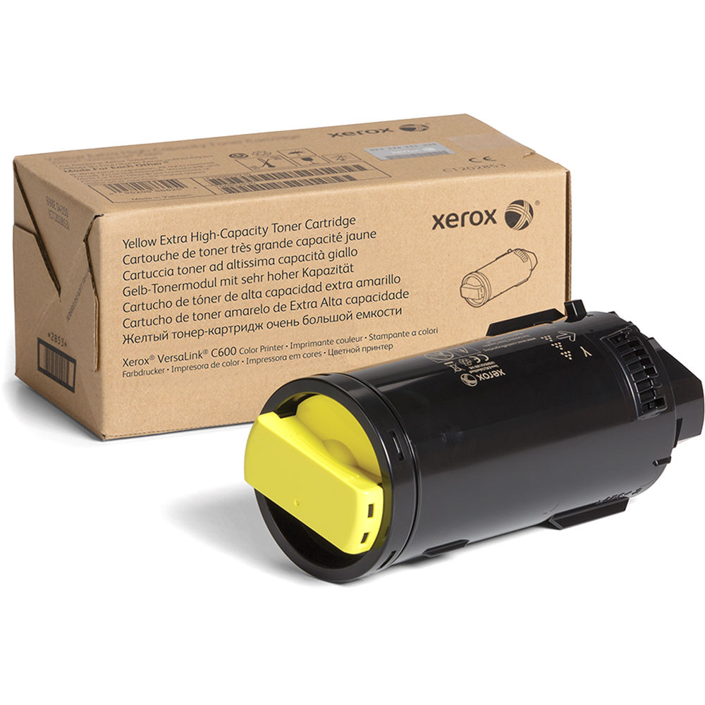 Xerox Toner Amarillo 106R03918 Alta Capacidad para Impresora VersaLink C600 - Rendimiento