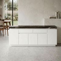 Aparador Kabane 5 Puertas Blanco y Negre | Masiva Home