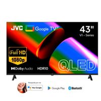 Televisor JVC 43"" QLED FHD Smart con Google TV LT-43KM4584