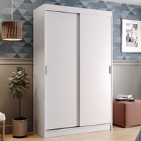 Ropero Tokio Madesa 2 Puertas Corredizas Y 2 Cajones Blanco