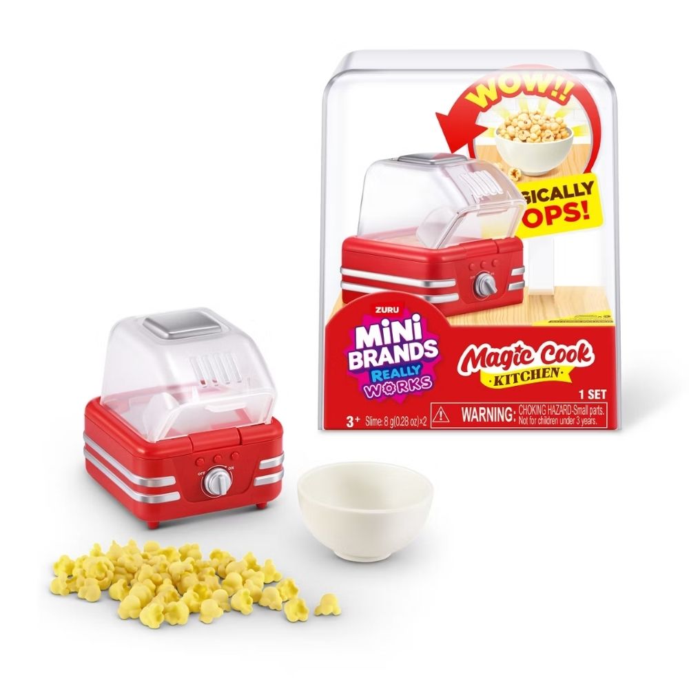 Juguete Maquina de Palomitas Cocina Magica Mini Brands 78413487127778