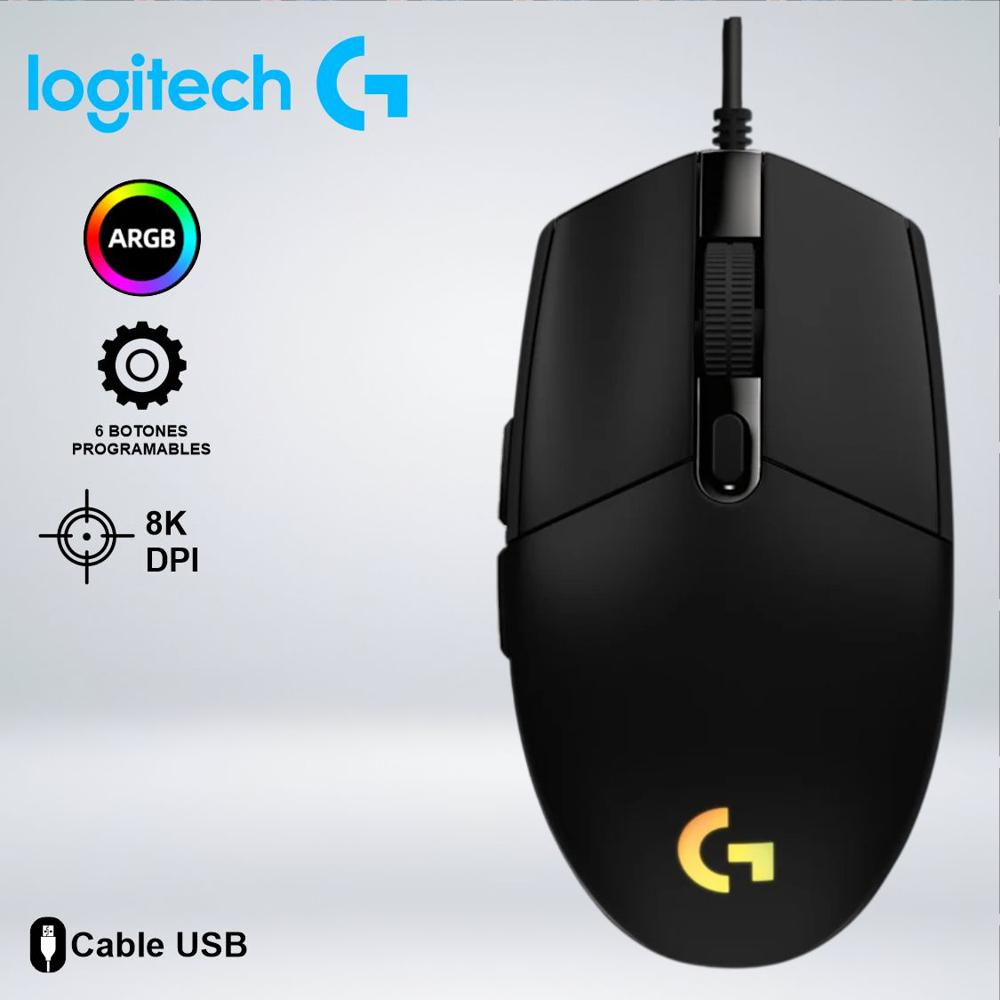 MOUSE LOGITECH G203 LIGHTSYNC OPTICAL 8000 DPI RGB 910-005793