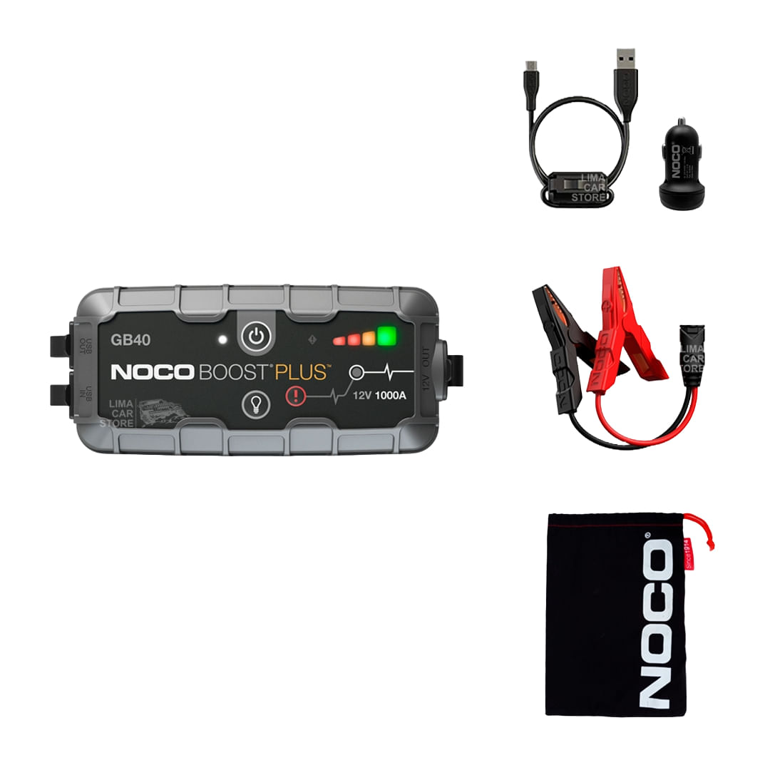 Arrancador Portatil Bateria Auto Noco Booster Gb40 Jumper