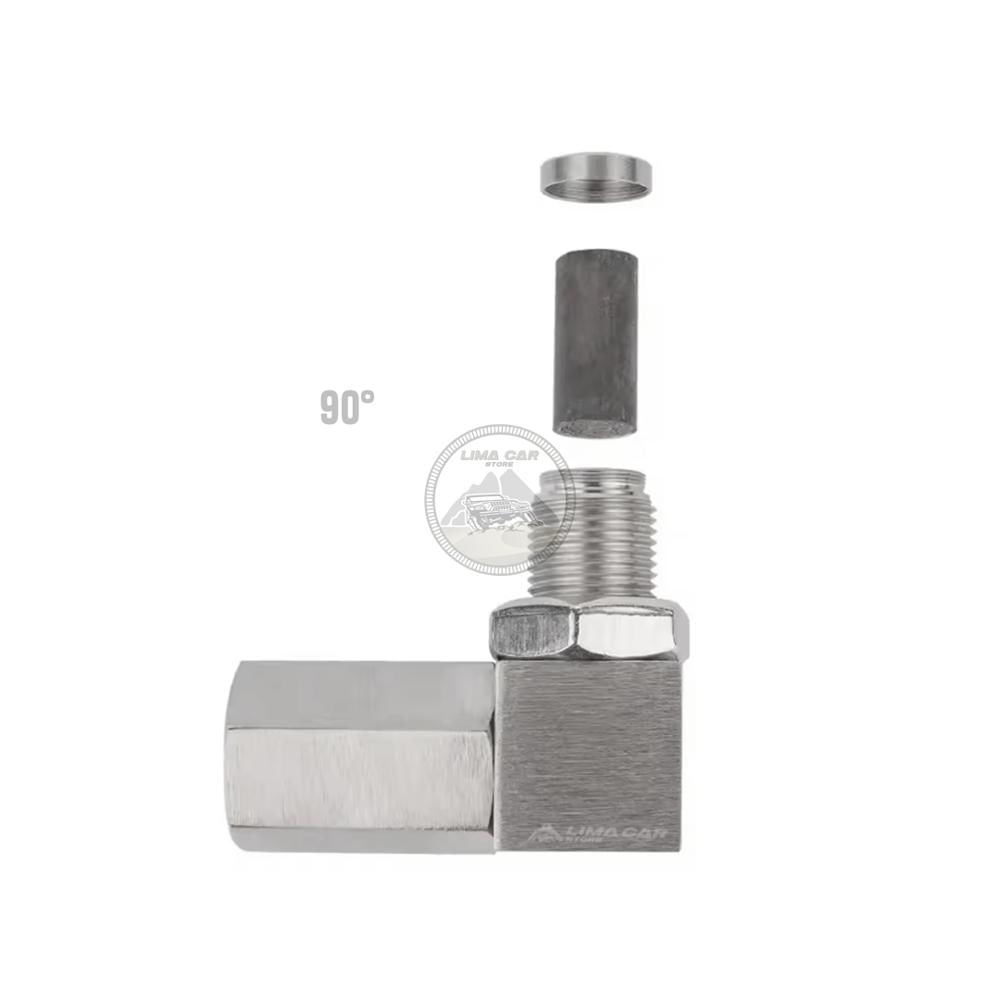Mini catalizador Sensor de oxigeno Universal 90 GRADOS - M18-1.5