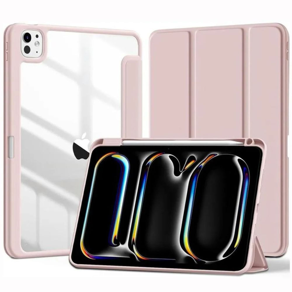 Funda Smart  PREMIUM para iPad Pro 129 3ra a 6ta Gen - ROSADO