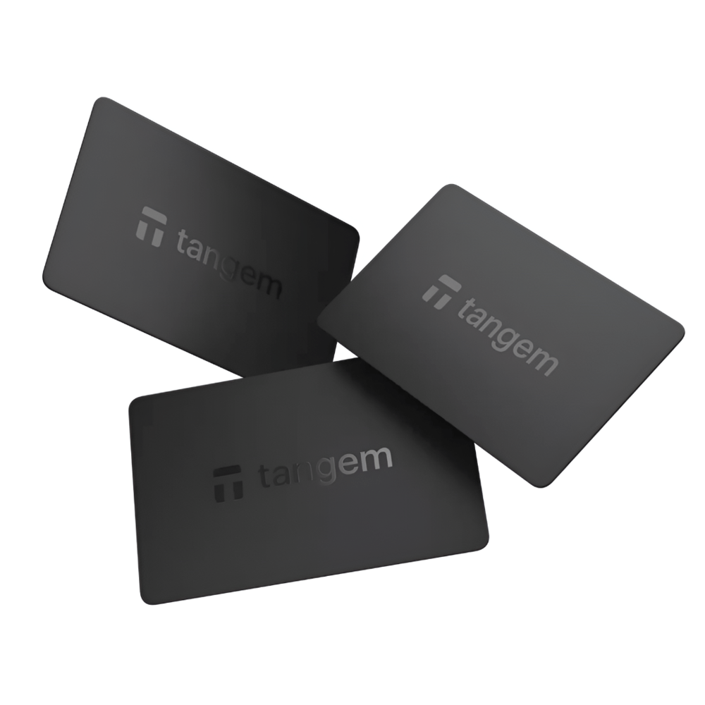Tangem Wallet Pack 3 Tarjetas 2.0 Billetera Fría de Criptomonedas