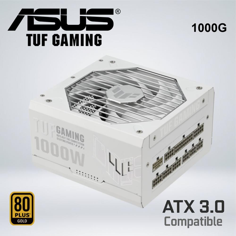 FUENTE DE ALIMENTACIÓN ASUS TUF GAMING 1000G 80 PLUS GOLD 1000W WHITE