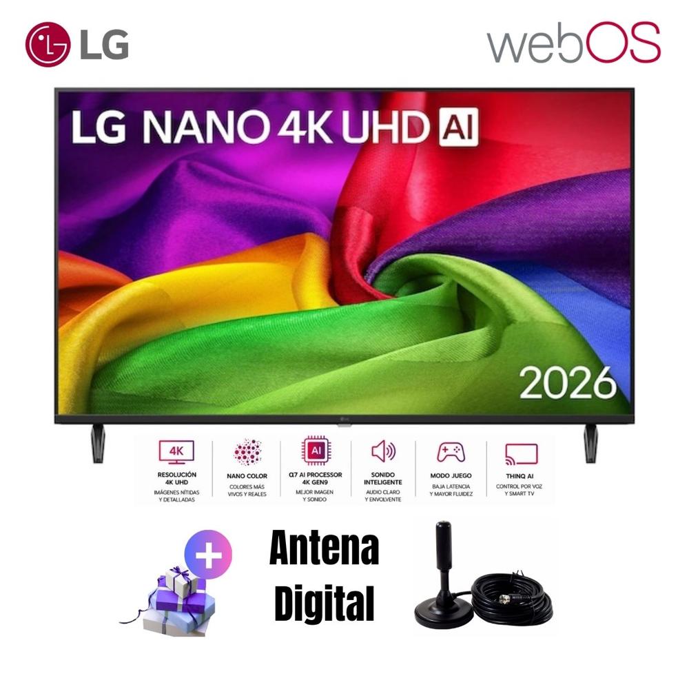 Televisor Smart TV LG 43'' NANO UHD 4K 43NU800BPSC 2026 - Ant Digital