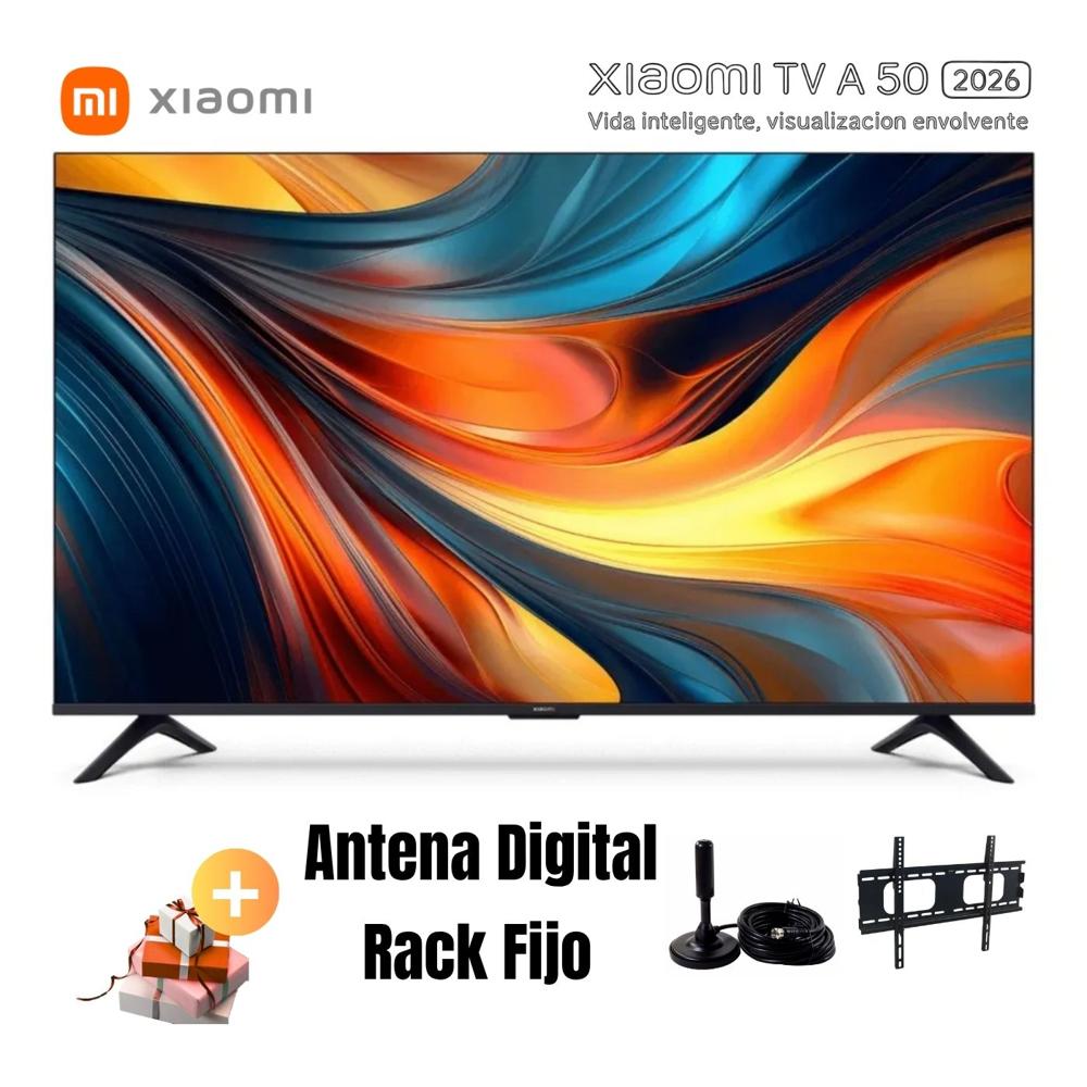 Televisor Smart TV 50'' UHD 4K XIAOMI GoogleTV 2026 - Ant - Rack Fijo