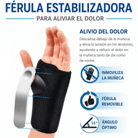 Muñequera Ortopédica con Férula para Túnel Carpiano y Tendinitis MANO IZQUIERDA