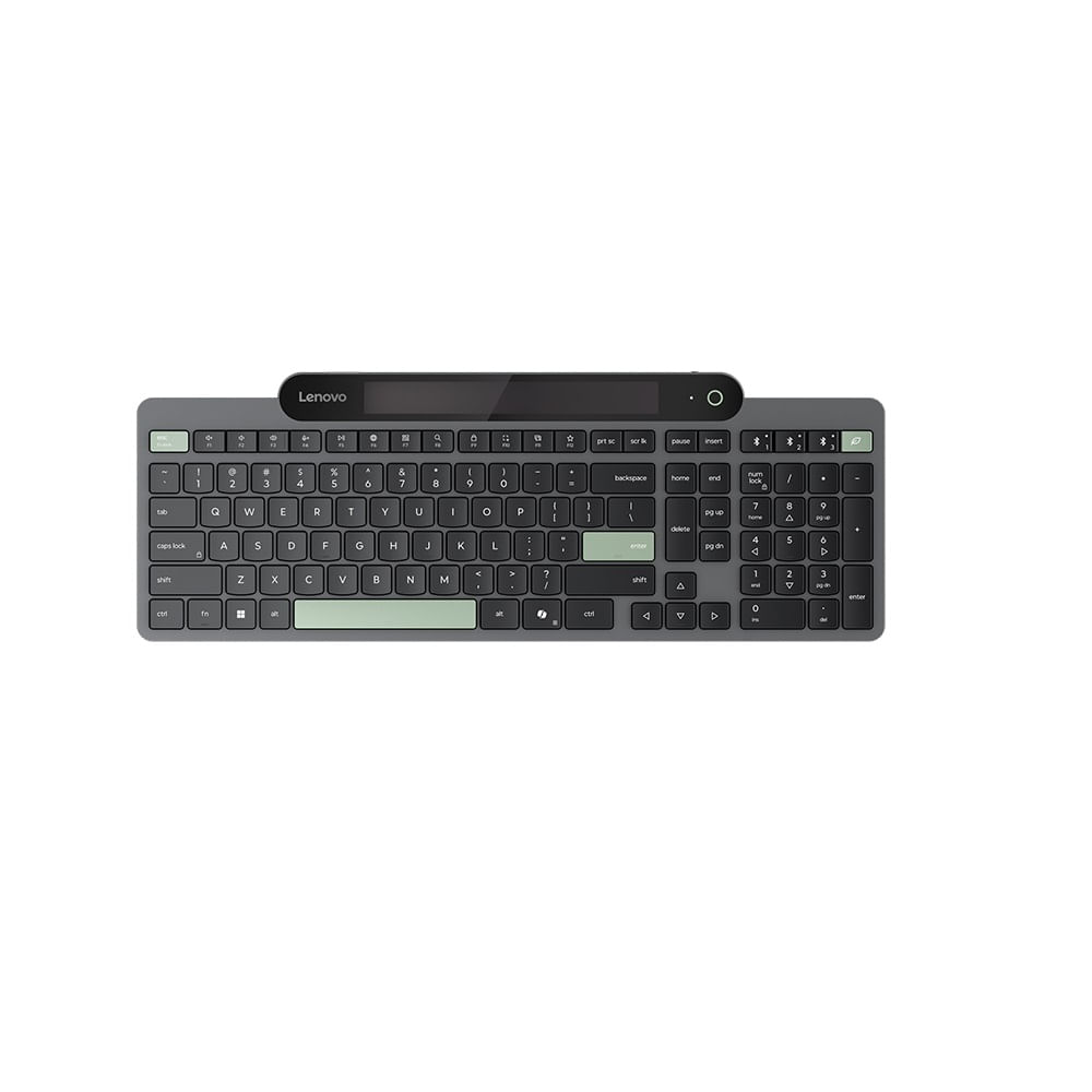 Teclado Lenovo Bluetooth autorrecargable Español LA 171 Negro
