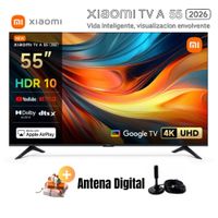 Televisor Smart TV 55'' UHD 4K XIAOMI GoogleTV 2026 - Antena Digital