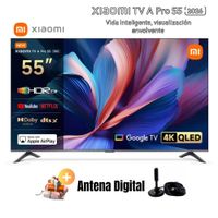 Televisor Smart TV XIAOMI A PRO 55'' QLED UHD 4K L55MB-APPH GoogleTV 2026 - Antena Digital
