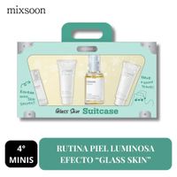 Set Rutina Completo Efecto Glass Skin Piel Seca y Sensible - Glass Skin Suit Case 4minis