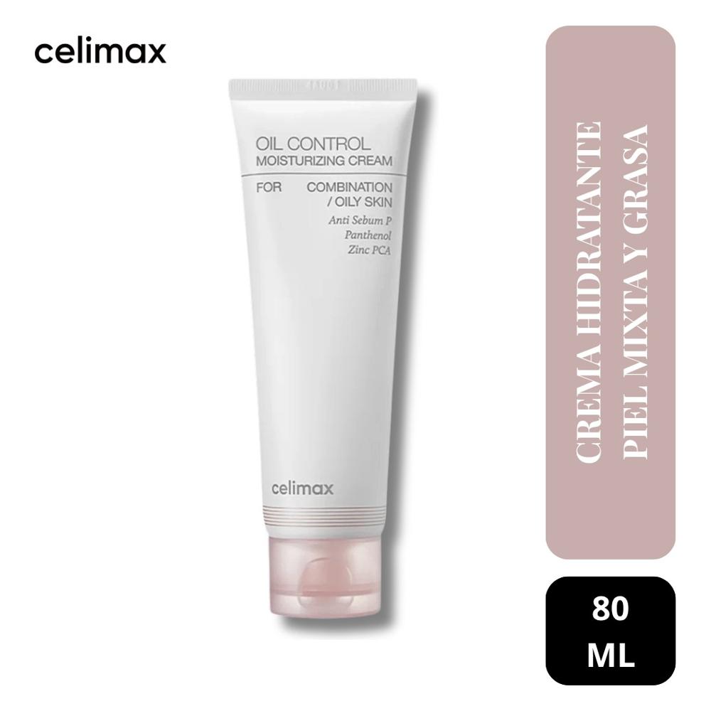 Crema Hidratante Facial Piel Mixta y Grasa - Celimax Oil Control Moisturizing Cream 80ml